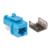Jack Intellinet Keystone Cat6a de Impacto UTP Color Azul - Vista 7
