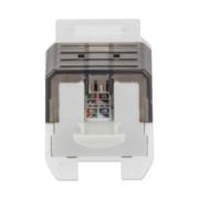 Jack Intellinet Keystone Cat6a de Impacto UTP Color Blanco - Vista 9