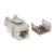 Jack Intellinet Keystone Cat6a de Impacto UTP Color Gris - Vista 7