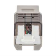 Jack Intellinet Keystone Cat6a de Impacto UTP Color Gris - Vista 9