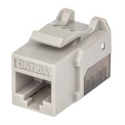 Jack Intellinet Keystone Cat6a de Impacto UTP Color Gris - Vista 5
