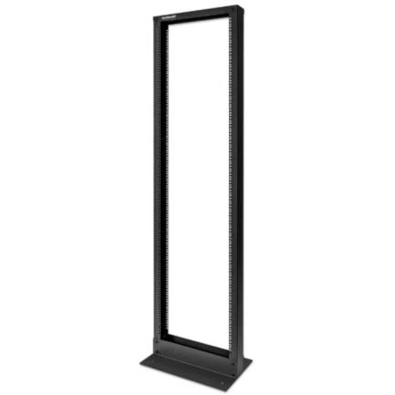 Rack intellinet de dos postes 19" 42u estándar desarmado flactpack color negro