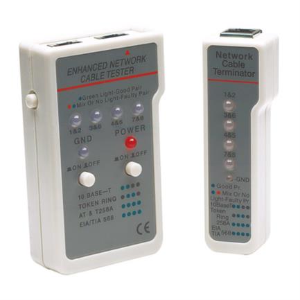 Probador cables intellinet  multifuncional red rj45/ rj11