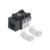 Jack Intellinet RJ45 CAT 6 Keyston de Impacto Color Negro - Vista 4