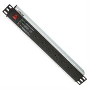 Barra pdu intellinet gab/rack 19" 1.5u supresor de picos on/off 7 contactos