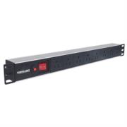 Barra pduintellinet gab/rack 19" 1u contra sobrecarga on/off 8 contactos