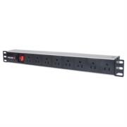 Barra PDUIntellinet Gab/Rack 19" 1U Contra Sobrecarga On/Off 8 Contactos - Vista 8