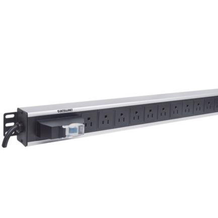 Barra pdu intellinet multicontactos vertical 12 salidas tipo nema