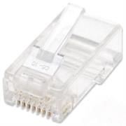 Plug Intellinet RJ45 Cat 6 UTP Multifilar 15 Micras Bote C/100 Pzas - Vista 4