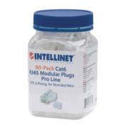 Plug Intellinet RJ45 Cat6 UTP Multifilar 50 Micras Pro Bote C/90 Pzas - Vista 5