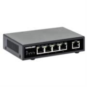 Switch intellinet poe+ con 5 puertos gigabit color negro