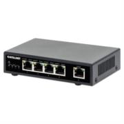 Switch Intellinet PoE+ con 5 Puertos Gigabit Color Negro - Vista 10