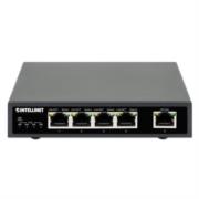 Switch Intellinet PoE+ con 5 Puertos Gigabit Color Negro - Vista 6