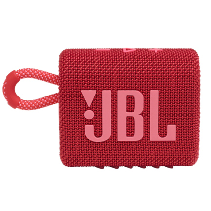 Altavoz Bluetooth Portatil JBL GO 3 con Bateria de 5 horas y Resistente al Agua Camuflaje Color Rojo