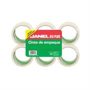 Cinta janel empaque transparente .048x150mts paq c/6
