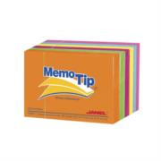 Notas Adhesivas Janel Memo Tip Neón 3"x4"(7.62cm x10.16cm) Colores Surtidos Paq 6 Blocks con 100 Hojas c/u. - Vista 2