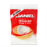 Cinta Janel Adhesiva Corte Fácil 119 12mmx33m Transparente 1 Pza - Vista 3