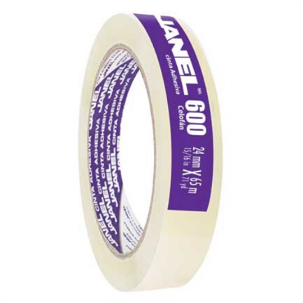 Cinta janel adhesiva celofan 600 24x65