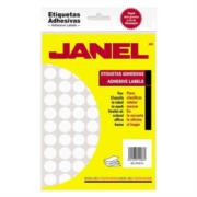 Etiquetas Adhesivas Janel Clásicas No. 9 00x13mm Color Blanco C/2520 - Vista 3