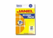 ETIQUETA JANEL FLUORECENTE 32X64 NARANJA C/96 E06326420416 - Vista 3