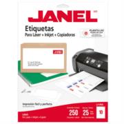 Etiquetas Adhesivas Janel Láser J-5163 51x102mm C/1000 - Vista 3