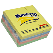 PAPELETA JANEL MEMO TIP 54P 3X3 CUBO PASTEL C/400 - Vista 3