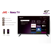 Televisor JVC 43" Smart TV Roku FHD SI43FRF Frameless - Vista 6