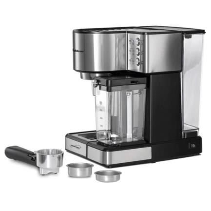 Cafetera Koblenz CKM-1350 en Color Negro con Acero Inoxidable Prepara Café Espresso Capiccino y Late 1350 Watts - Vista 4