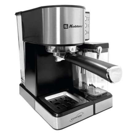 Cafetera Koblenz CKM-1350 en Color Negro con Acero Inoxidable Prepara Café Espresso Capiccino y Late 1350 Watts - Vista 5