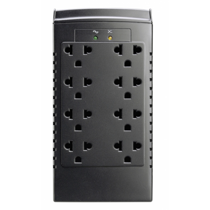 Regulador Koblenz BP-1450  700W/ 1450VA  Salida 108-132V  8 Contactos - Vista 4