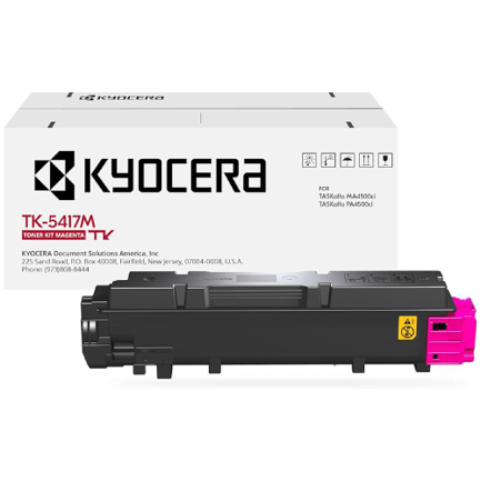 Toner kyocera tk-5417m magenta rendimiento aprox 13mi imp taskalfa pa4500ci ma4500ci