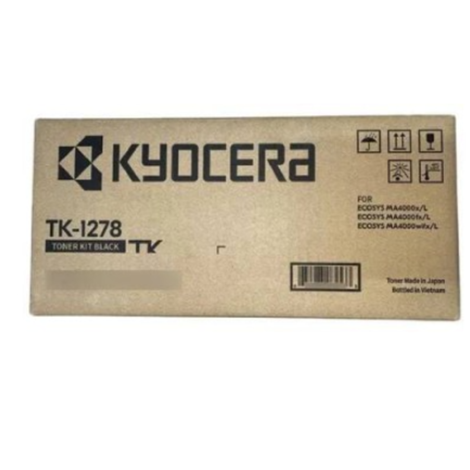 Tóner Negro Kyocera TK1278 Rendimiento aprox 12k impresiones - Artículos Promocionales MAS RECIO