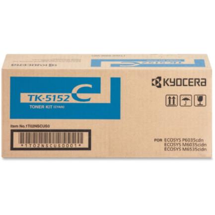 Tóner Kyocera TK-5152C 12K Páginas Compatible P6035cdn/M6035cidn/M6535cidn Color Cian