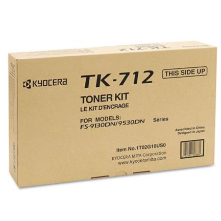 Tóner kyocera tk-712 40k páginas compatible fs-9130dn/9530dn color negro
