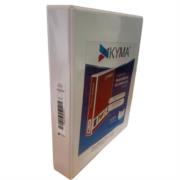 Carpeta Panorámica Kyma de Vinil Tamaño Oficio 1 1/2" Aro en "D" Blanca - Vista 6