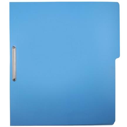 Carpeta pressboard kyma c/broche 8cm tama&ntilde;o carta azul claro paquete c/5