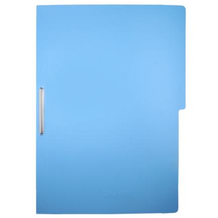 Carpeta pressboard kyma c/broche 8cm tama&ntilde;o oficio azul claro paquete c/3
