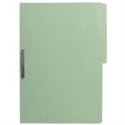 Carpeta pressboard kyma c/broche 8cm tamaño oficio verde claro paquete c/3