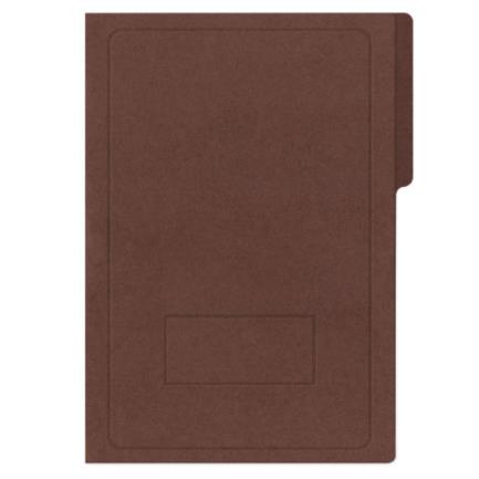 Carpeta pressboard kyma c/broche 8cm tamaño oficio marrón paquete c/3