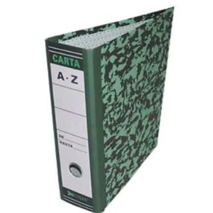 Registrador kyma tamaño carta color verde jaspeado