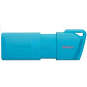 Memoria USB Kingston DataTraveler Exodia M 64GB USB 3.2 Gen 1 Color Turquesa - Artículos Promocionales MAS RECIO
