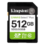 Memoria SD Kingston Flash Canvas Select Plus 512GB SD UHS-I Clase 10 - Vista 4
