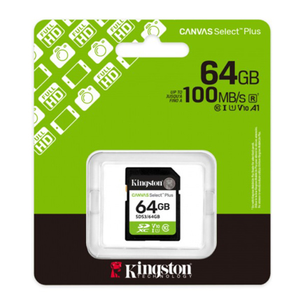 Memoria Micro SDXC Kingston Flash Canvas Select Plus 64GB SD UHS-I Clase 10 - Vista 3