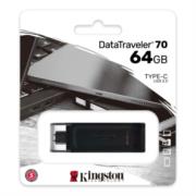 Memoria USB Kingston DataTraveler 70 64GB USB-C Color Negro - Vista 9