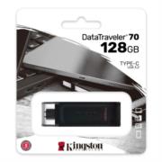 Memoria USB Kingston DataTraveler 70 128GB USB-C Color Negro - Vista 9