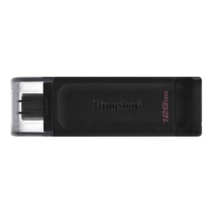 Memoria usb kingston datatraveler 70 128gb usb-c color negro