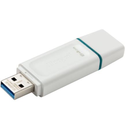Memoria USB Kingston DataTraveler Exodia 64 GB 3.2 Gen1 Color Blanco - Vista 3