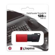 Memoria USB Kingston DataTraveler Exodia M 128GB USB 3.2 Gen1 Color Negro-Rojo - Vista 9