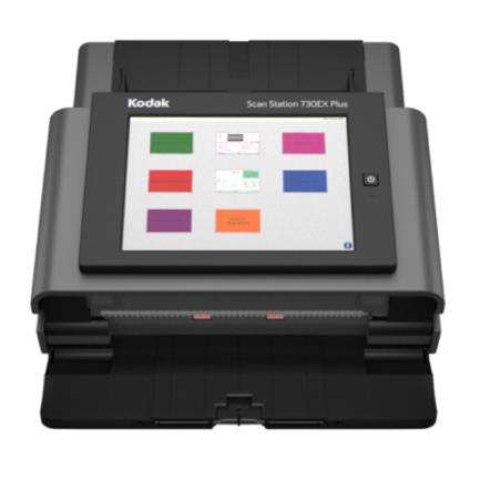 Escáner kodak alaris scan station 730ex plus adf resolución 600 dpi 70 ppm