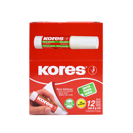 Lapiz adhesivo kores 8 gr c/12